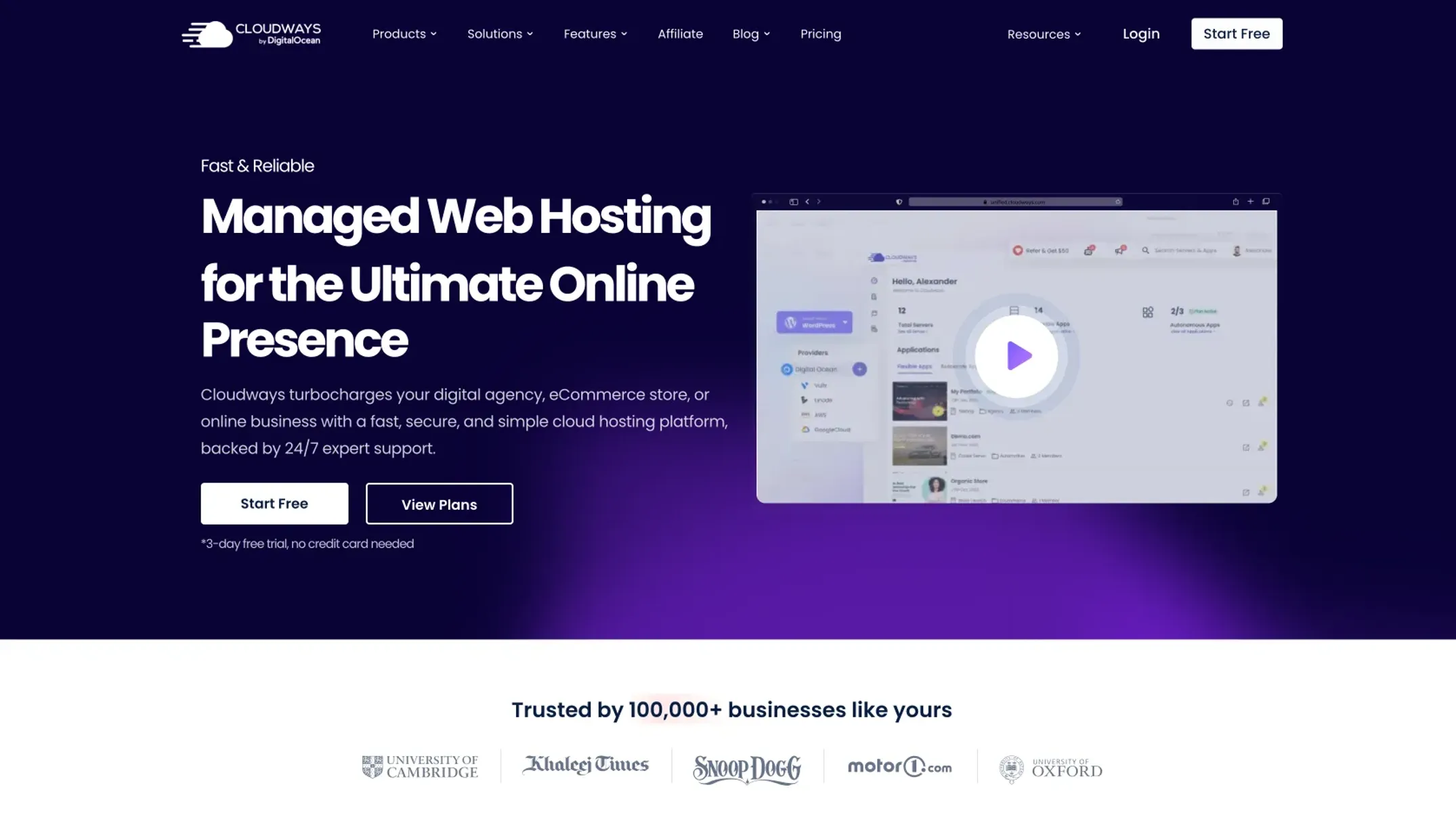 Cloudways screenshot 1
