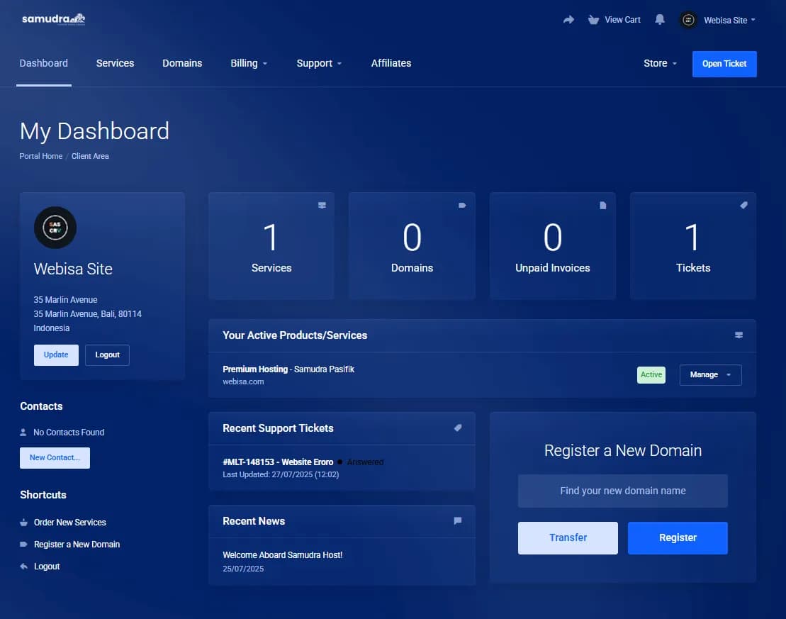 Samudra Host screenshot 1