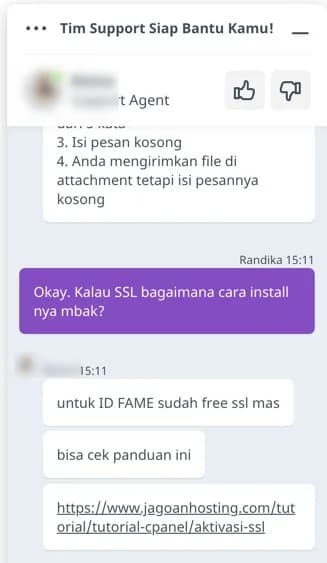 Jagoan Hosting Chat 2