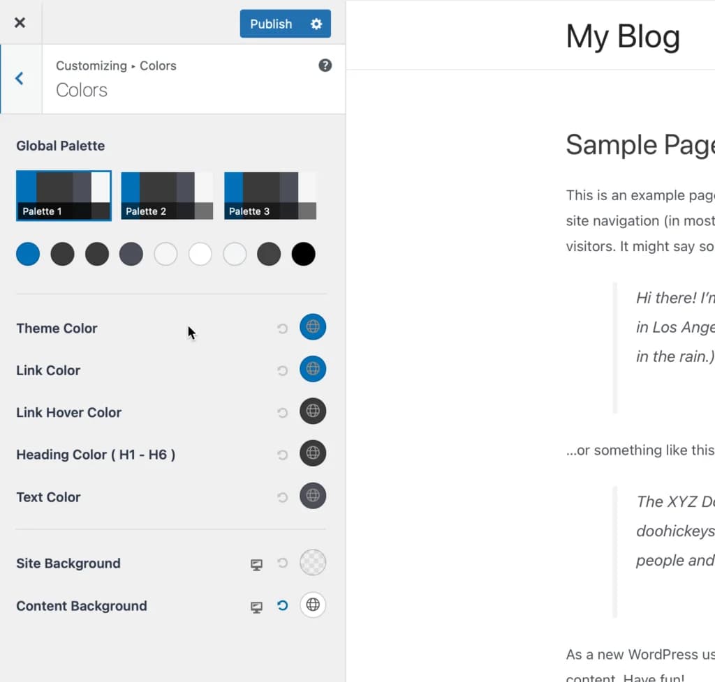 Menentukan Warna Website