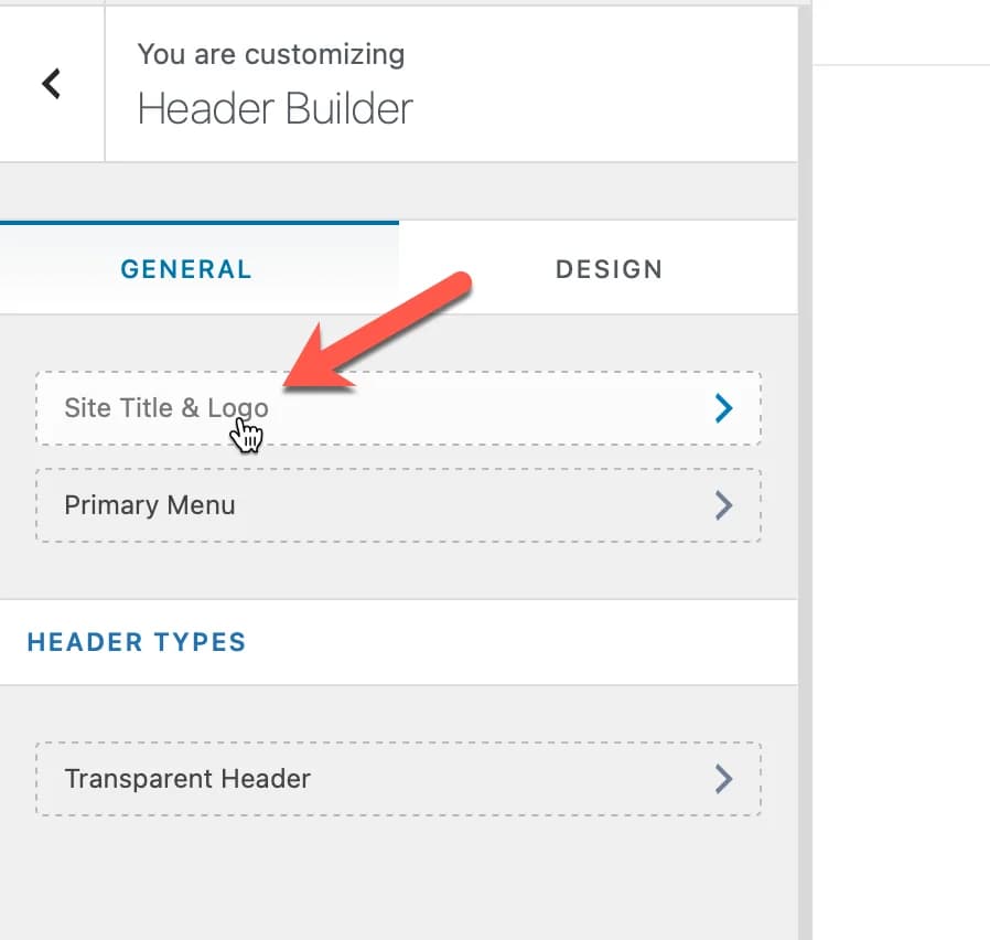 mengganti site title dan logo