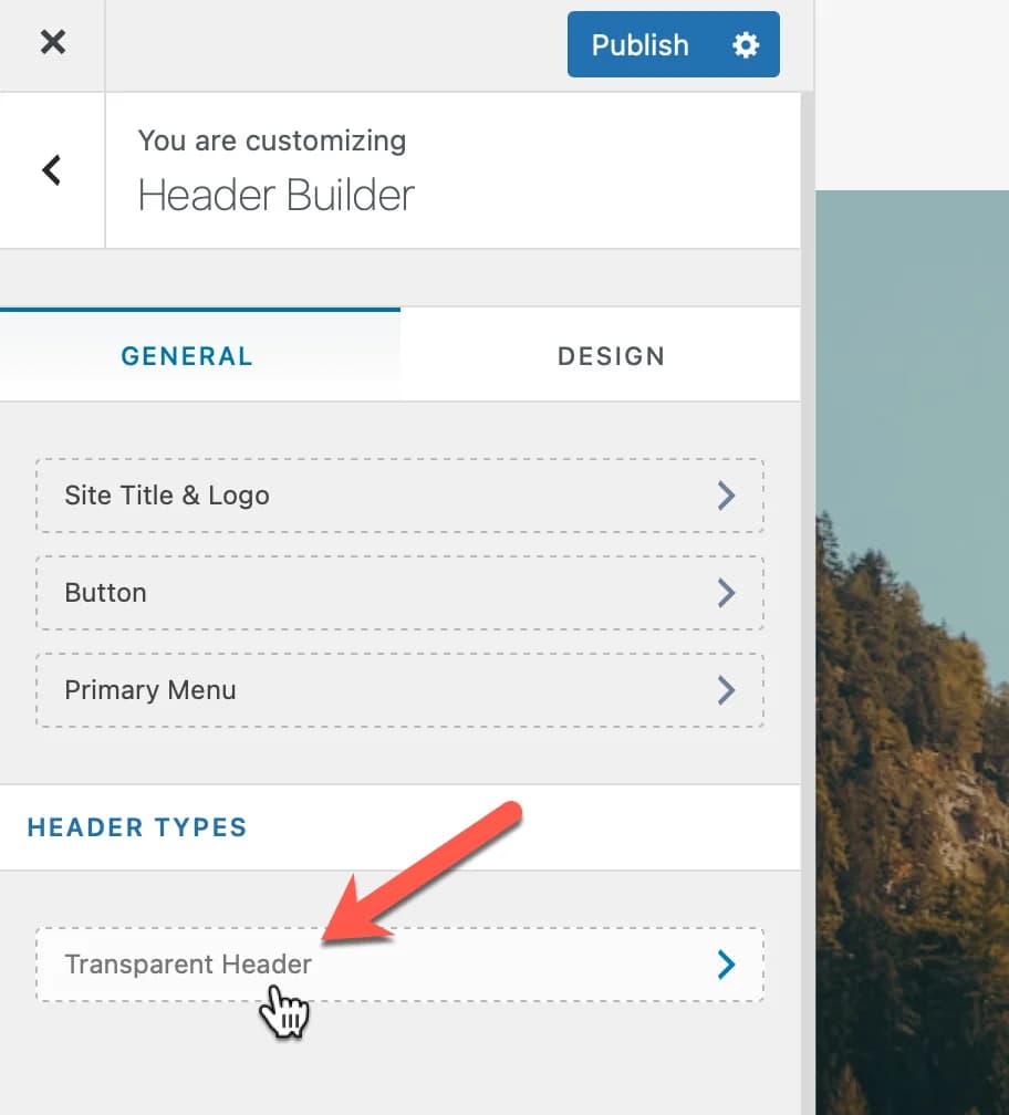 Pengaturan-transparan-header