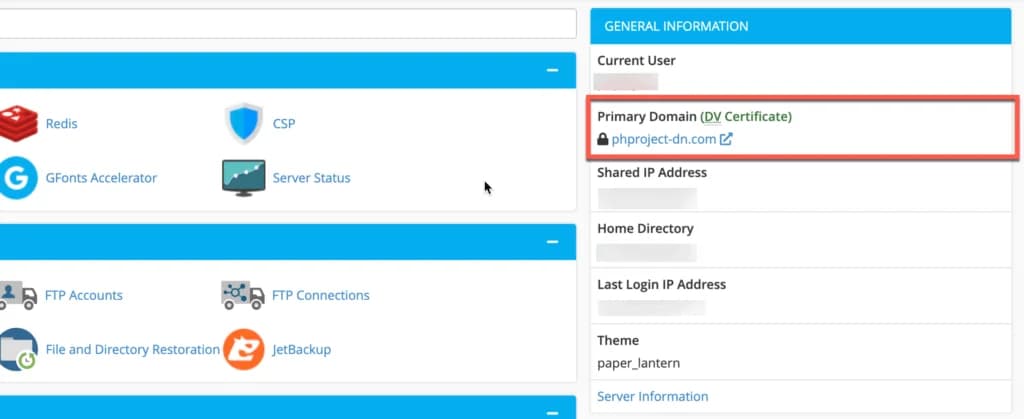 Perhatikan DV Certificate