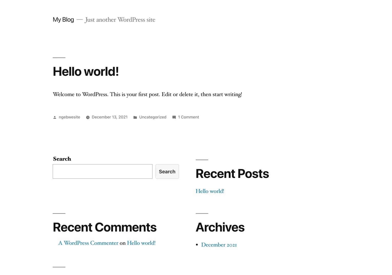 Website masih kosong