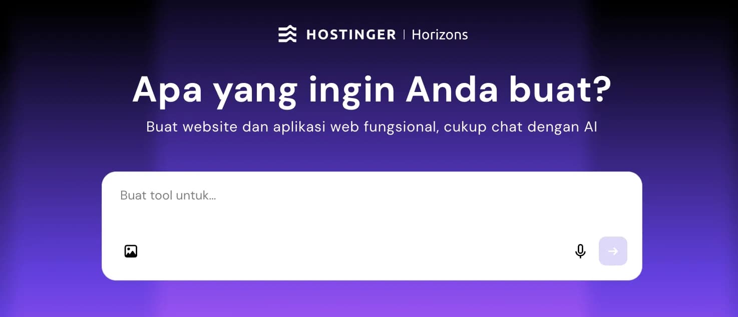 Hostinger Horizons