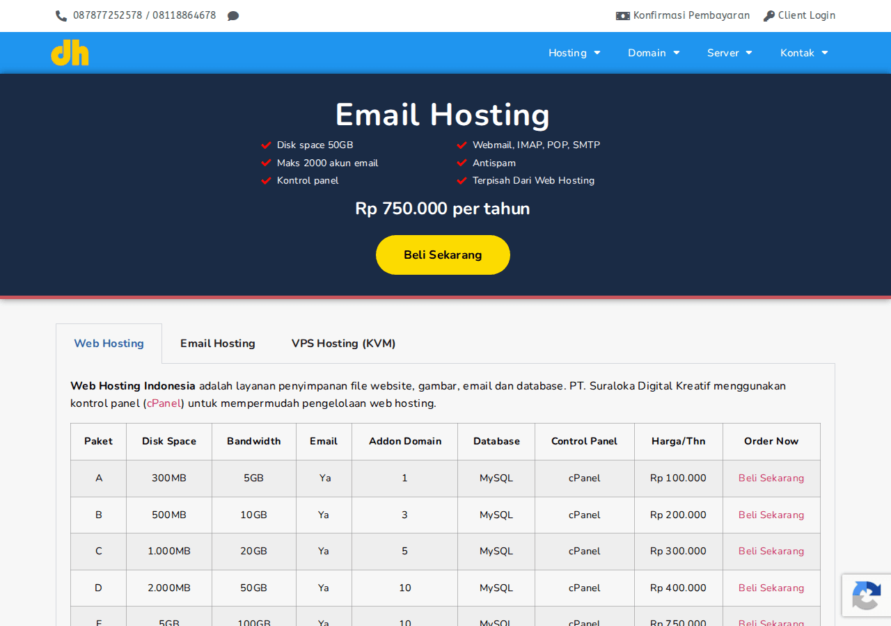 Dapur Hosting screenshot 1