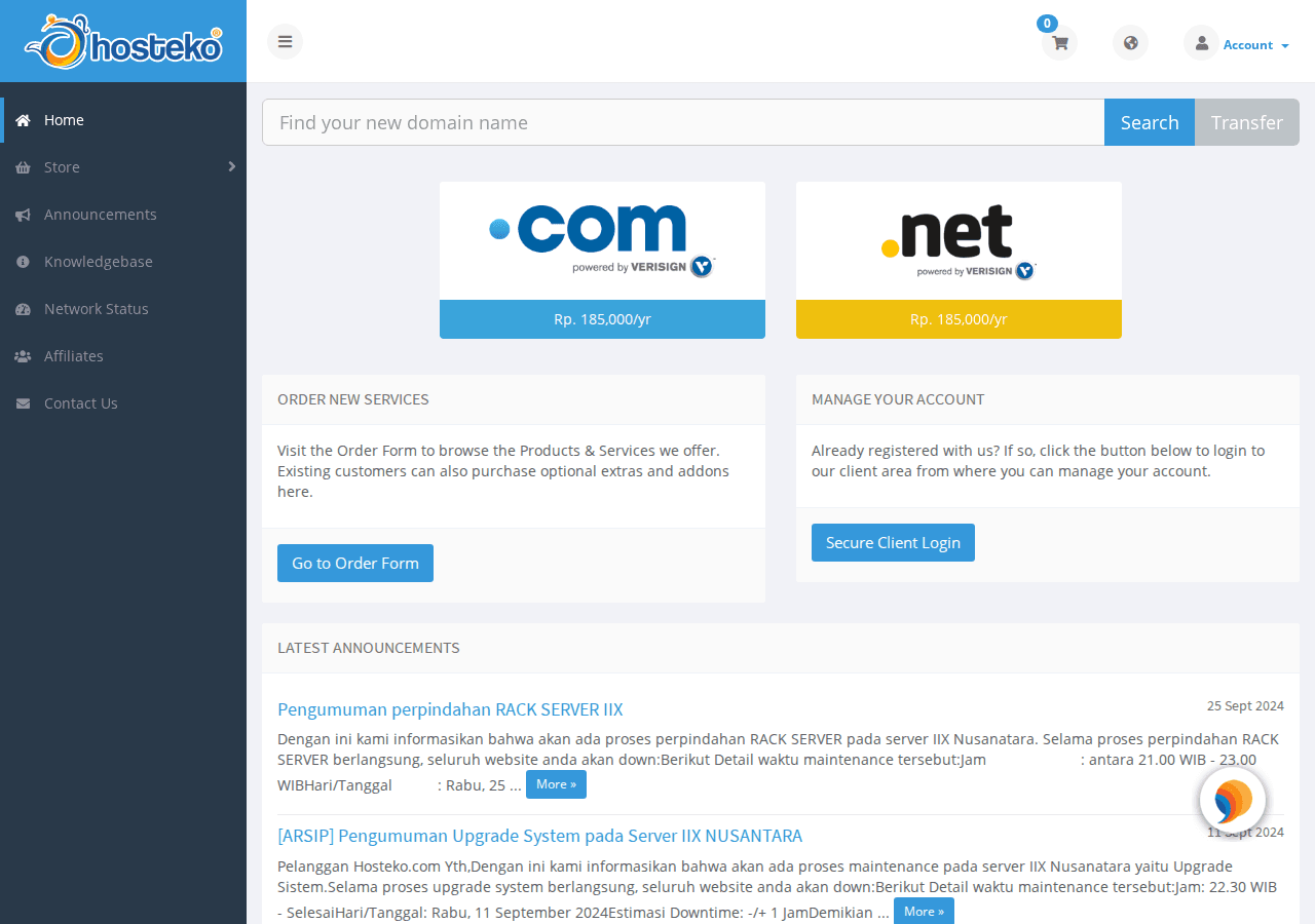 Hosteko screenshot 1