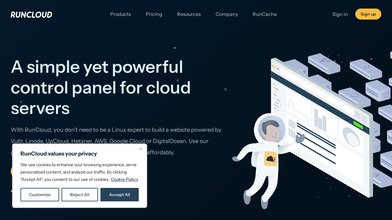 RunCloud screenshot 1