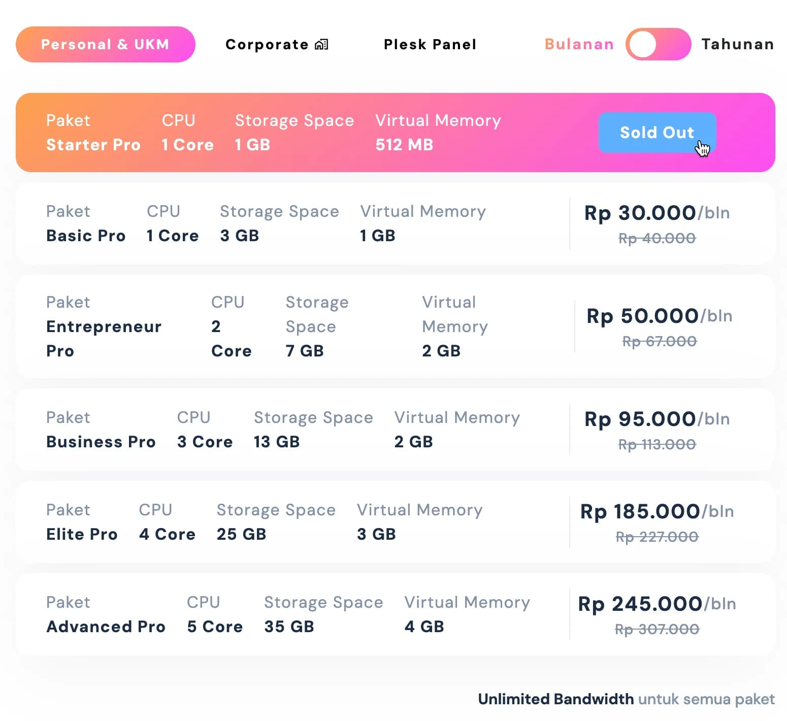 Harga cloud hosting cloud hosting idcloudhost