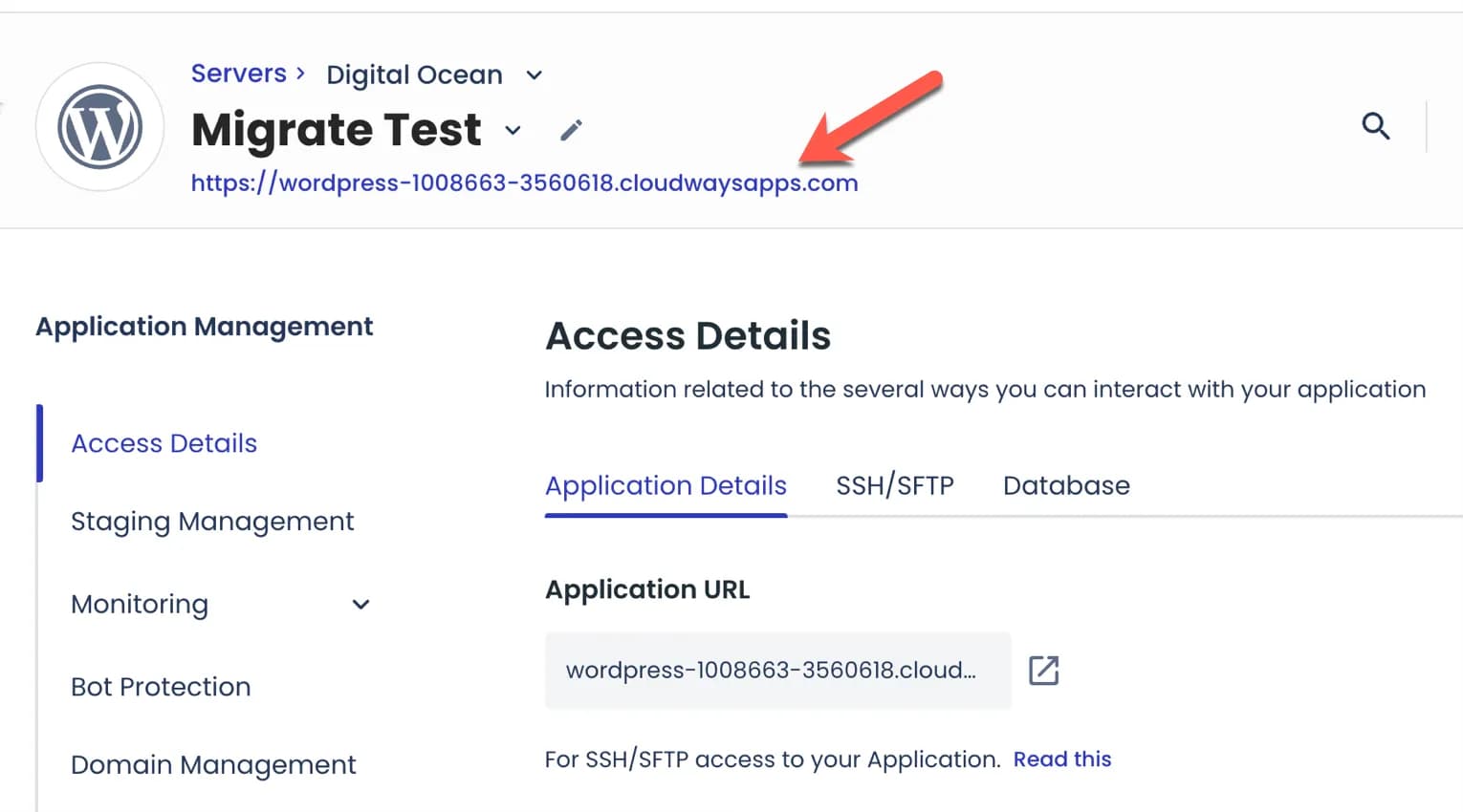 URL domain sementara Cloudways URL domain sementara Cloudways