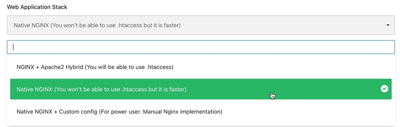 web application stack