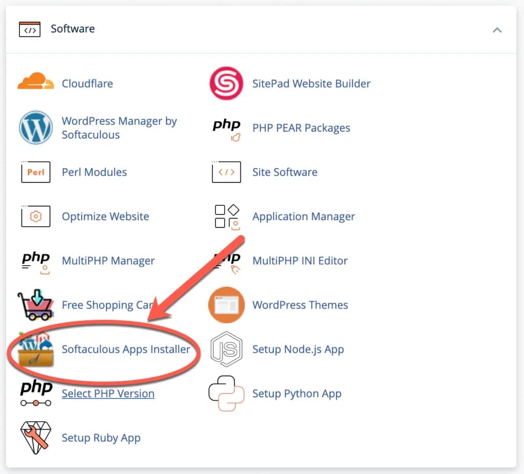 Softaculous di cPanel Softaculous di cPanel