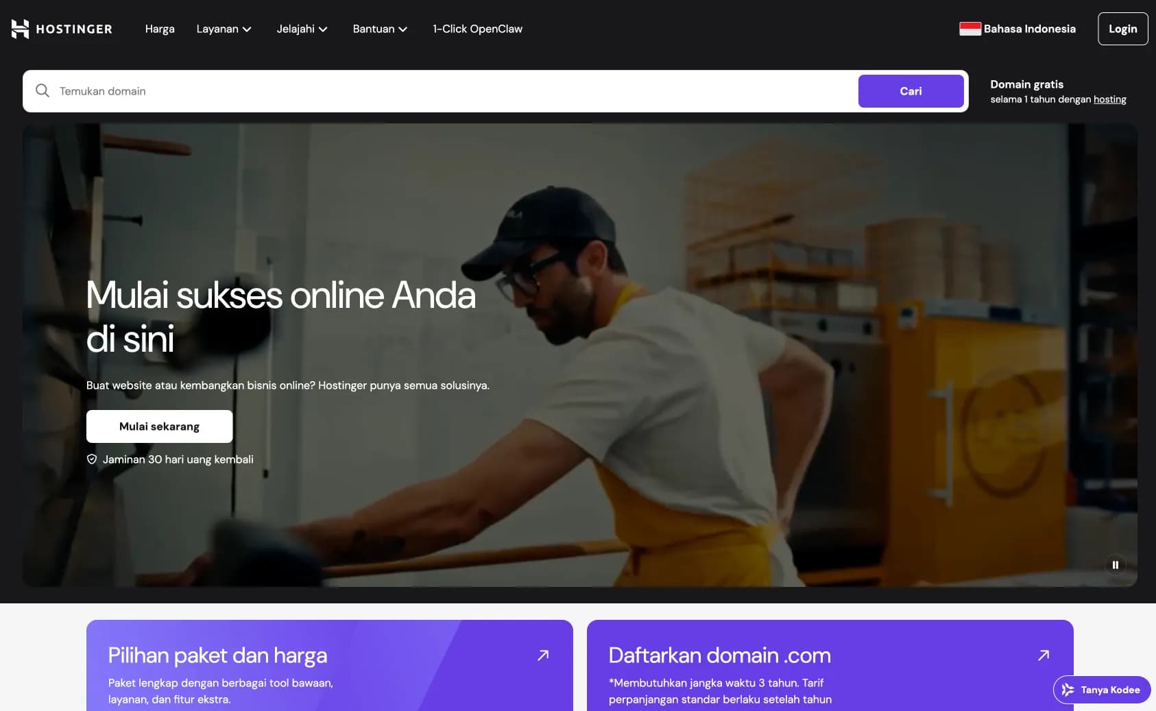 Hostinger International screenshot 1
