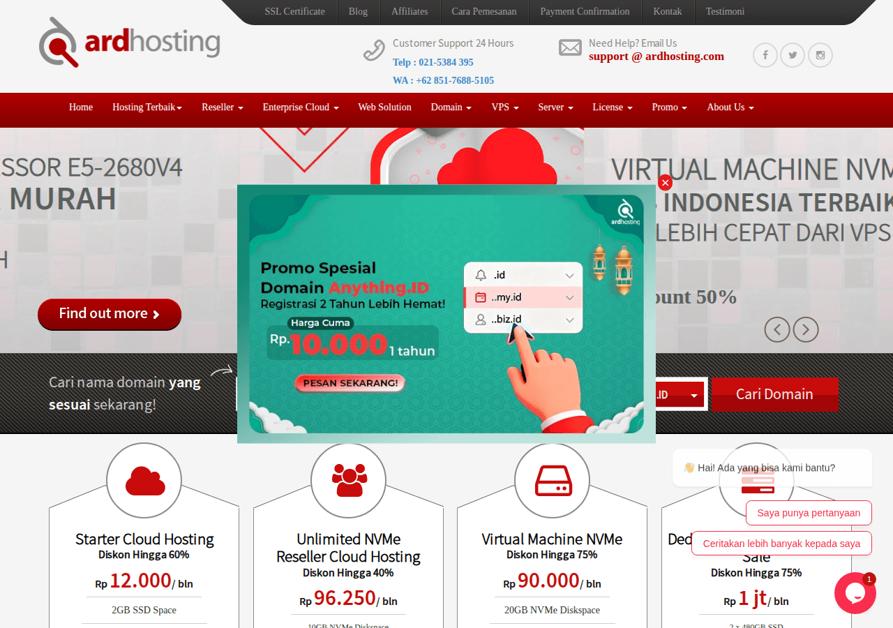 ArdHosting screenshot 1
