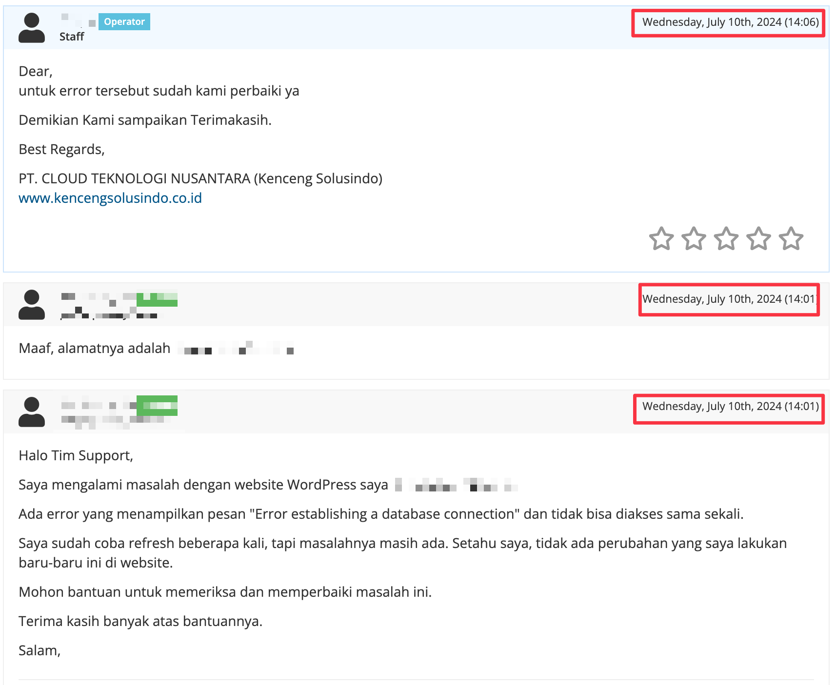 Pengujian Support Kenceng Solusindo 2024