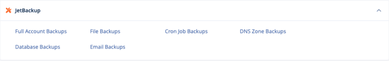 jetbackup cpanel
