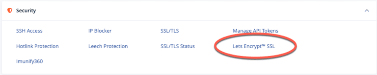 encrypt ssl cpanel