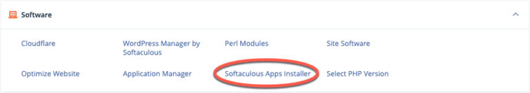 softaculous apps installer cpanel