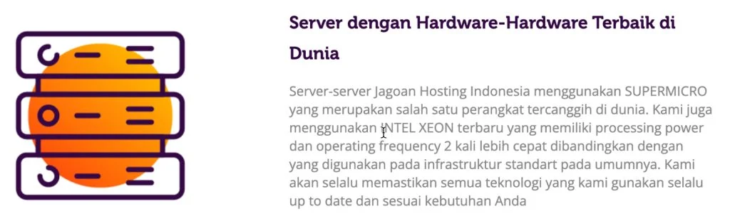 Server dengan hardware terbaik di dunia
