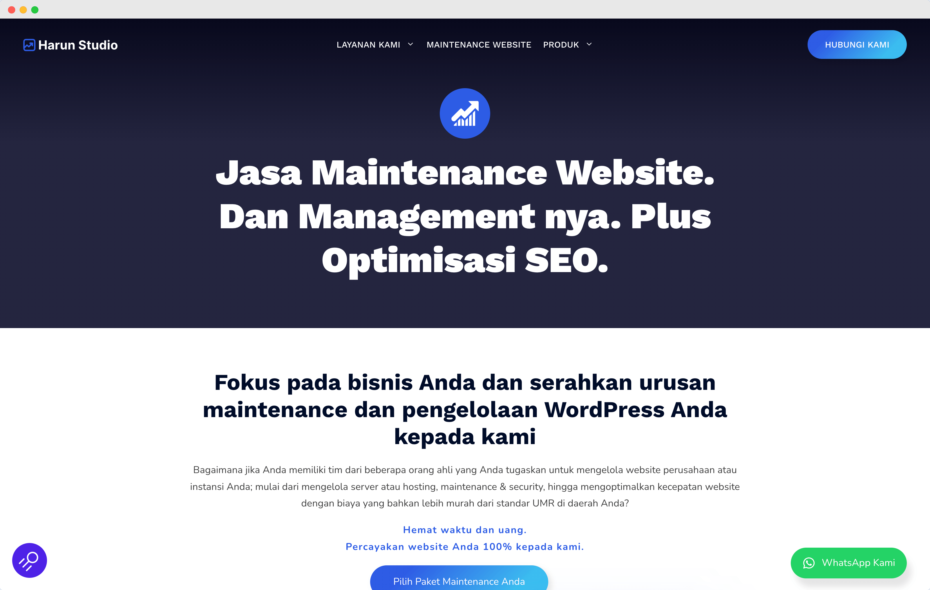 jasa maintenance website wordpress