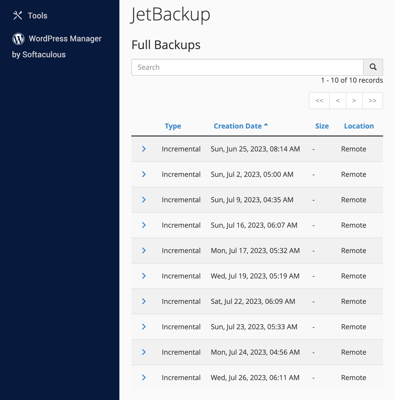 fitur jetbackup cpanel idcloudhost
